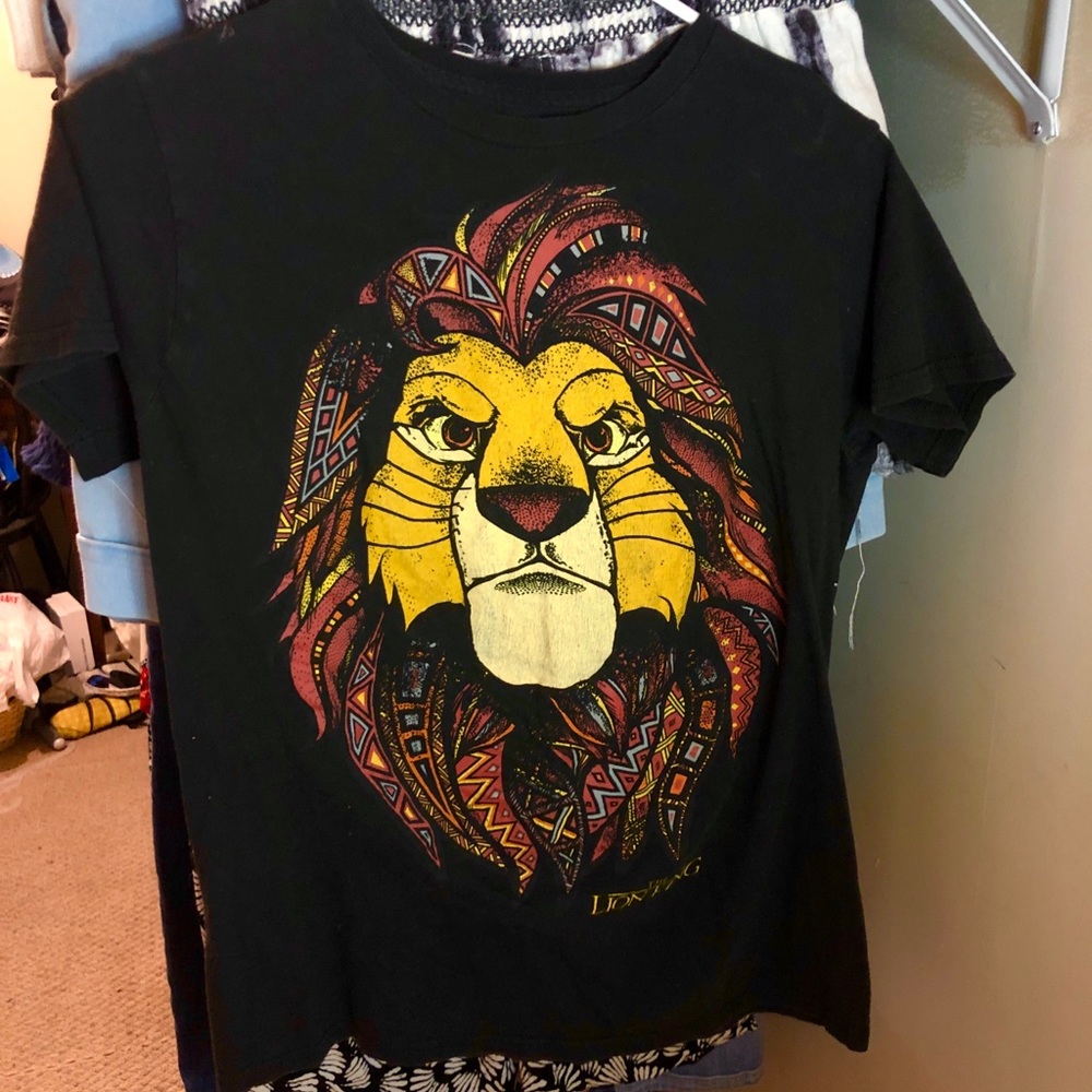 Simba Lion King Disney Tribal Design T-shirt